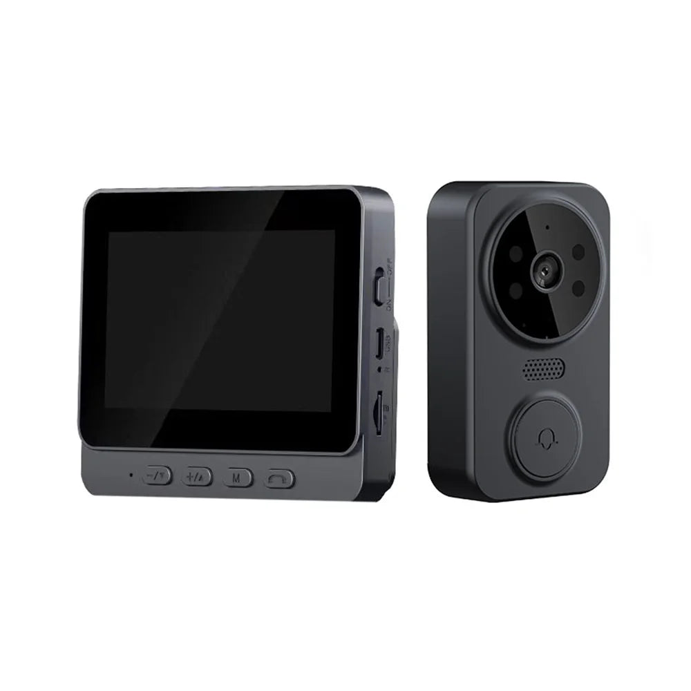 Wireless Video Doorbell Camera Bundle, Smart Security Camera with Night Vision, 2.4G WiFi, HD, Motion Detection, Cloud Storage