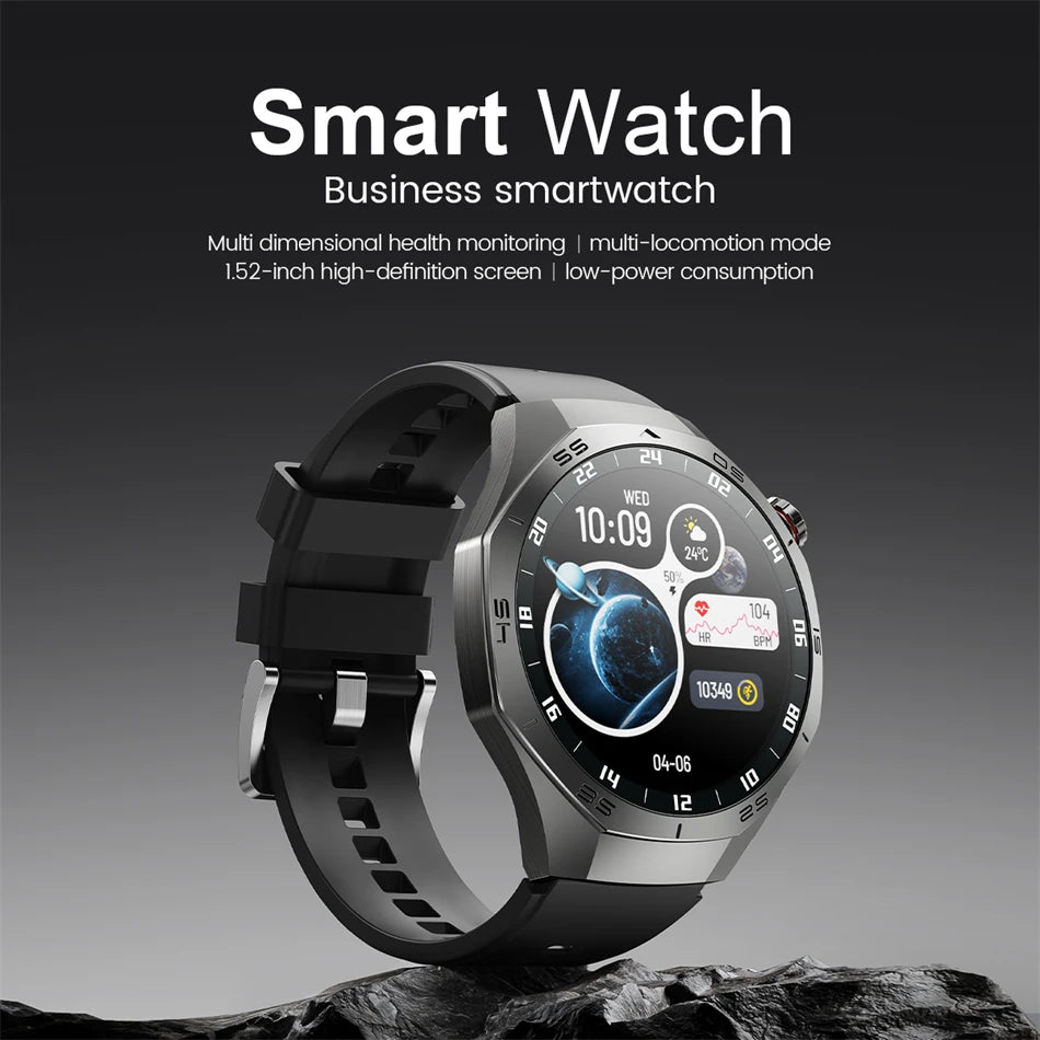 For HUAWEI GT5 Pro Smartwatch Men 360*360 HD AMOLED Screen GPS Motion Track Heart Rate Bluetooth Call IP68 Waterproof Smartwatch