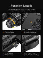 Binocular Infrared Night Visions Device 3W Infrared Telescope 10X Digital 800M Full Dark Viewing Video Record forHunting Camping