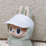 17cm Labubu Doll Black Hoodie Sweatshirt and Pants Set for Doll DIY Outfit Gift