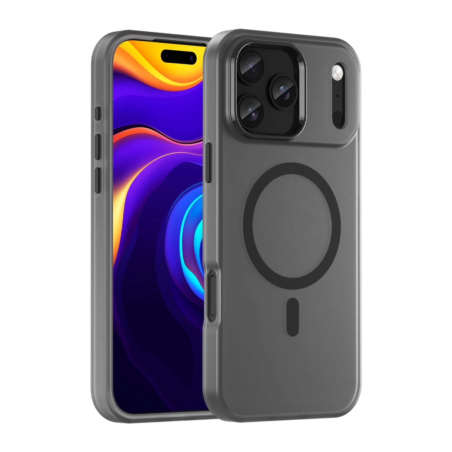 Shockproof Matte Transparent Case For Magsafe Case For iPhone 17 Pro Max 17 Air 17 Pro 17 Wireless Charge TPU Soft Cover Funda