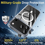 Magnetic Magsafe Wireless Charging Case For iPhone 17 Pro Max iPhone17 Air Clear Hybrid Hard Cover Soft Shell For iPhone17ProMax