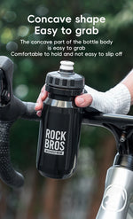 ROCKBROS Bicycle Water Bottle 600ML PP Sports Cup Cycling Kettle Outdoor Camping Hiking Squeeze Bike Cup