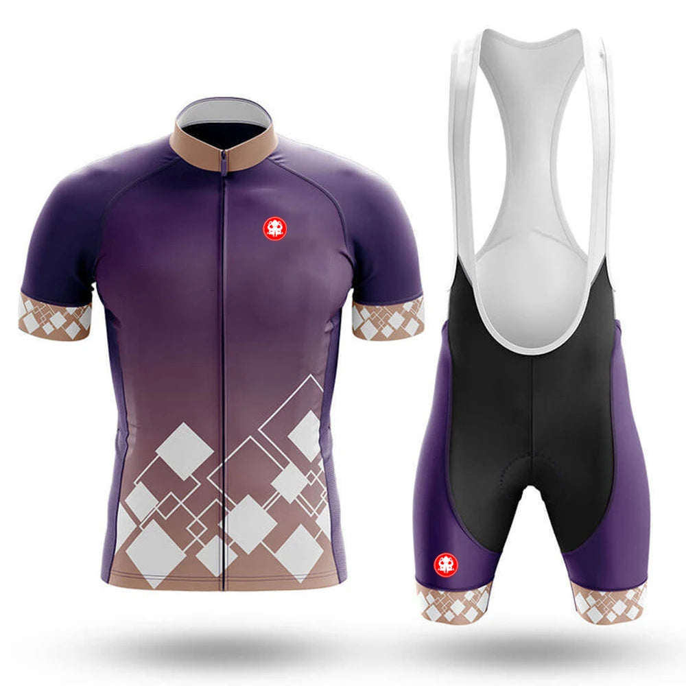 2025 Kraken Octopus Men’s Cycling Jersey Set – Short Sleeve Road & MTB Bike Clothing, Summer Bicycle Wear with Bib Shorts
