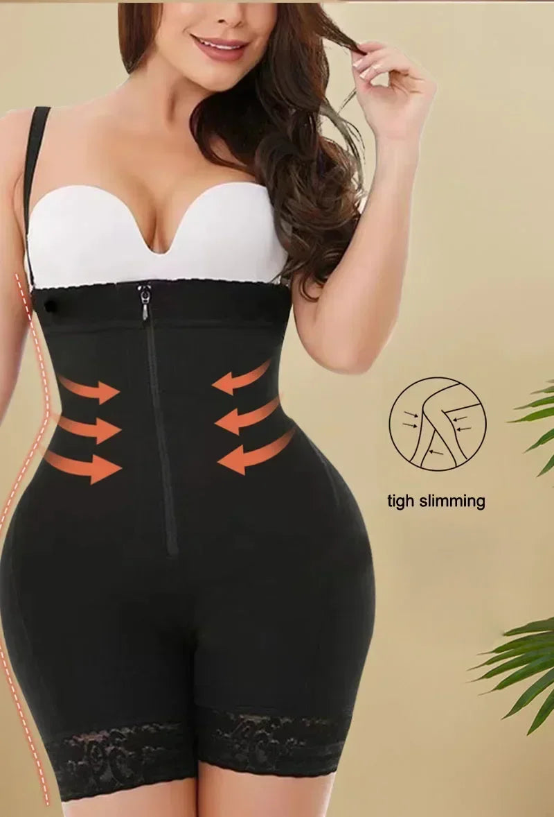 Girdle Full Body Shaper Butt Lifter Bodysuit Tummy Control Panties Waist Trainer Thigh Slimmer