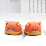 Slipper Shoes Macaron Style 17cm Labubu V2 V1 Doll Shoes Capybara Casual Sandal Dolls Accessories DIY Doll Toys