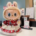 2025 New 38cm Labubu Hot Only Selling Clothes Labubu Mokoko Idol Doll Fashion Design Dress Coat Set Accessories Gift