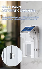Smart Visual Doorbell with Solar Panel, Anti-Explosion Design, Real-Time Monitoring, Voice Distortion, Waterproof Cover