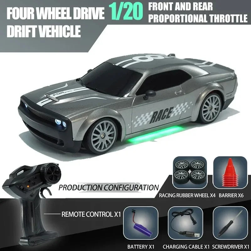 Dodge Hellcat/Porsche 911RC Drift Remote Control car Professional four-wheel drive speedracing boys toy car for children