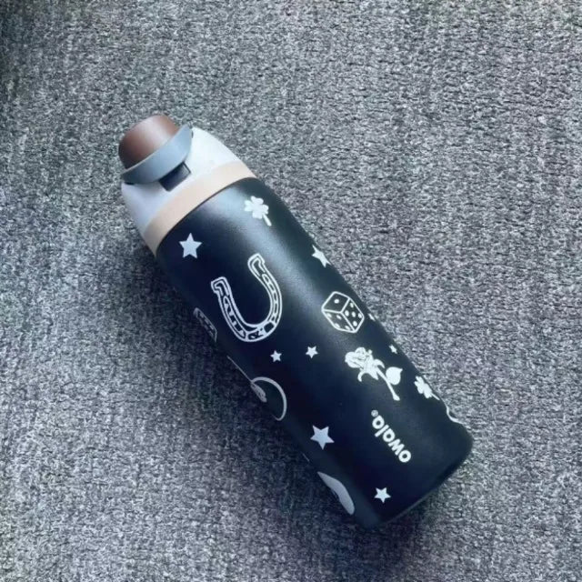 Owala 24OZ/32OZ Stainless Steel Vacuum Insulated Sports Water Bottle, Perfect Companion for Your Outdoor Adventure