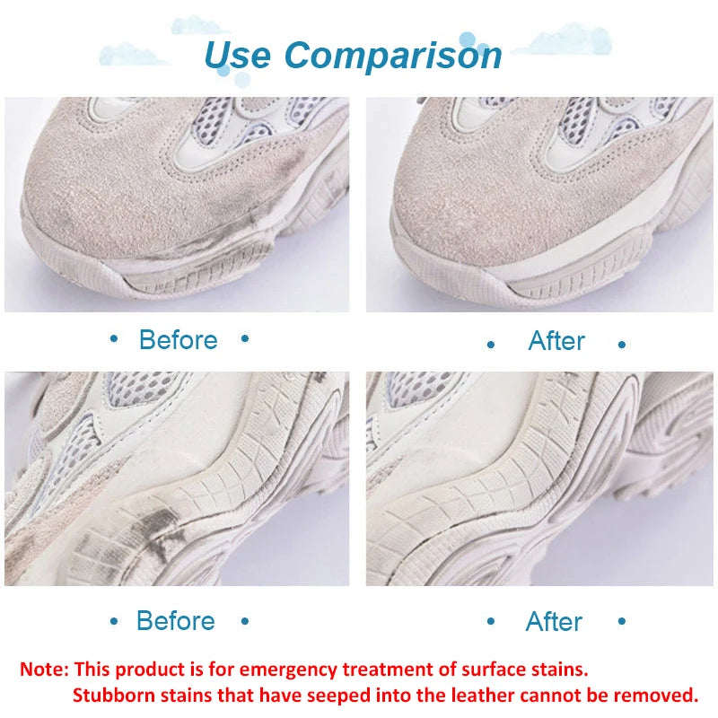 Suede & Sneaker Shoes Cleaning Eraser Matte Leather Shoes Care Whitening Velvet Leather Revitalizer & Stain Remover Tool