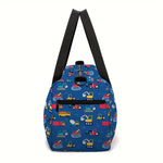 Excavator Truck Large Capacity Luggage Bag  For Boy And Girls Best Gifts 3D Cartoon Travel Duffels Hand Bag For Children