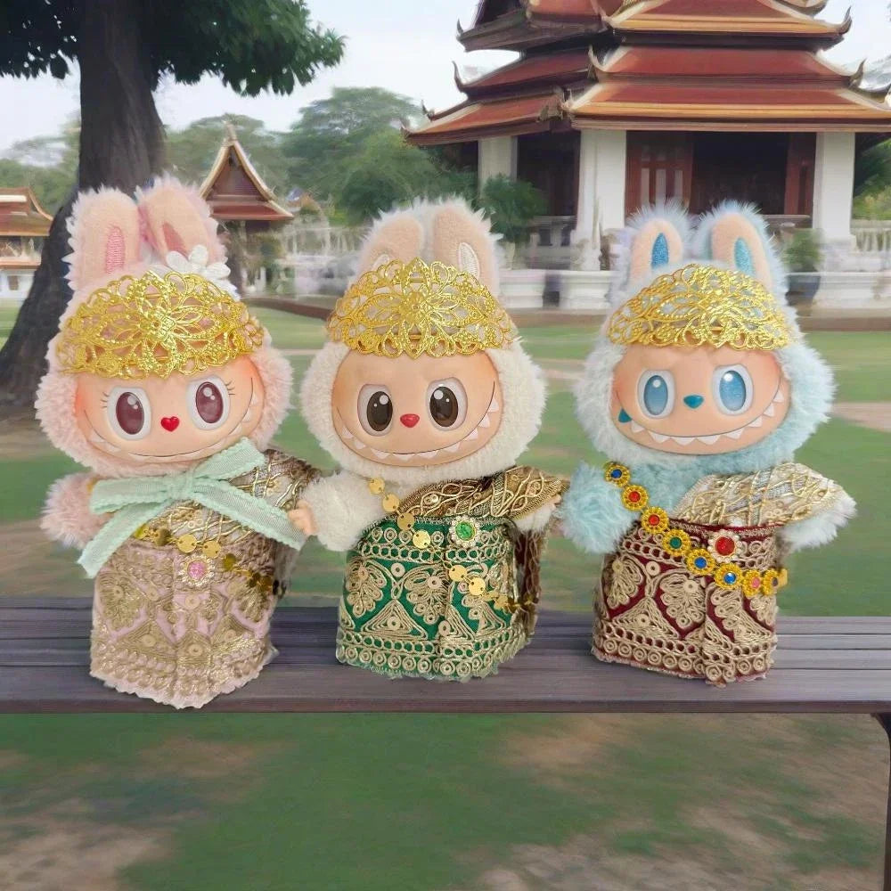 Thai Style clothes For labubu Big into energy Series Cloth Accessories