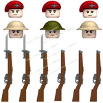 N601-650 MOC Military War Infantry Soldiers Action Figures Creative Bricks Accessories Building Blocks Children's Toys Gifts