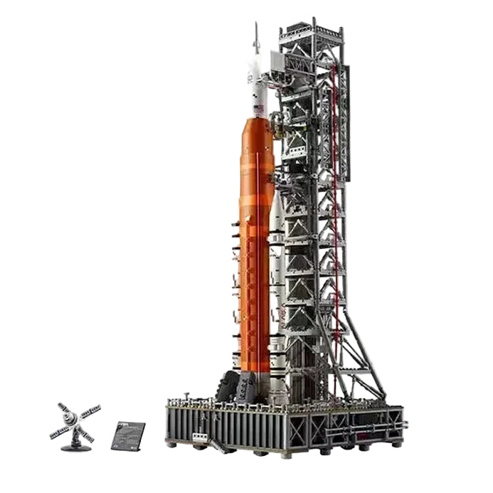 Space Launch System Building Blocks Set – Artemis Rocket Model (3601 Pieces, Compatible Bricks)