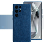 Genuine Alcantara Leather Magsafe Slim Case for Samsung Galaxy S24 S25 Ultra Matte Back Cover