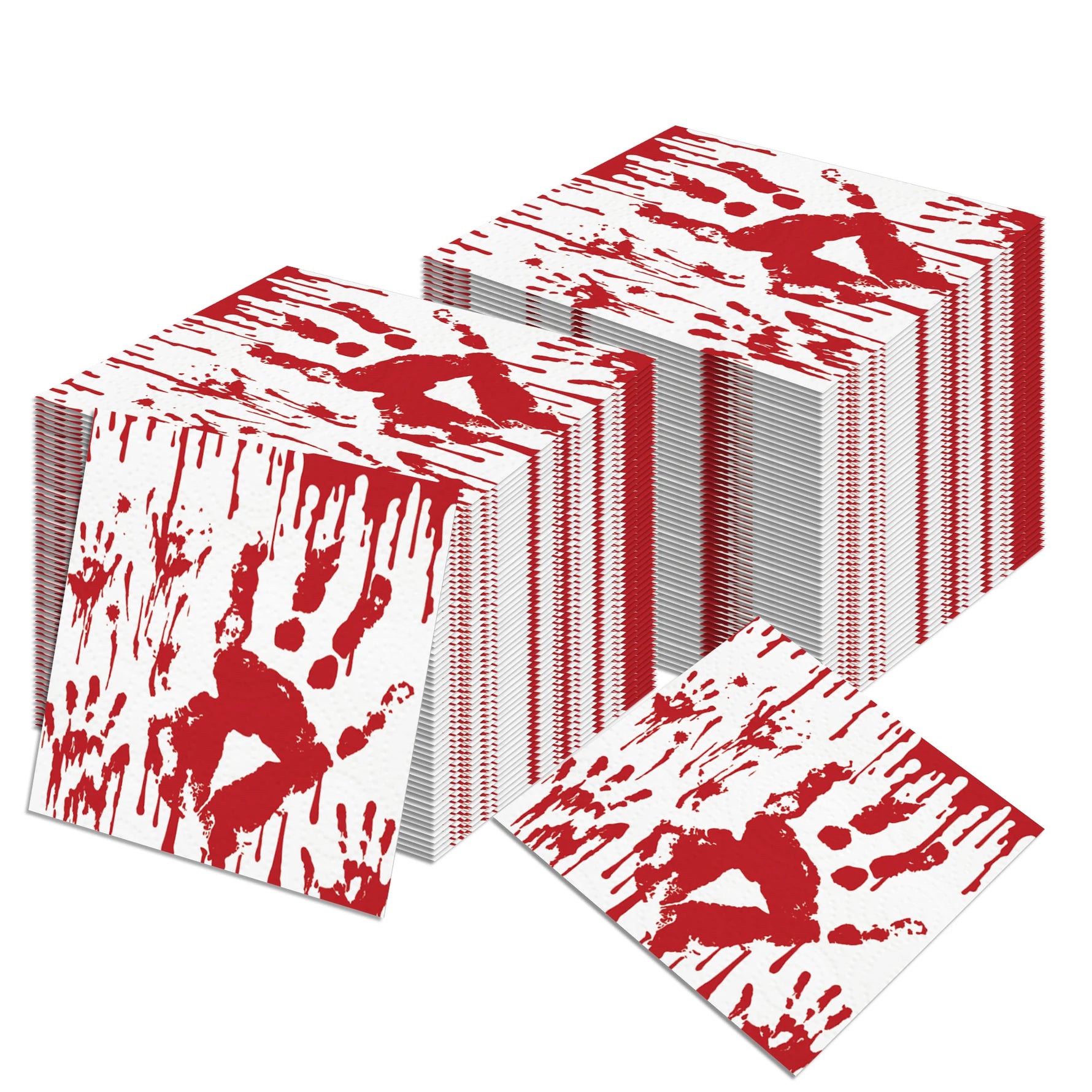 20/40/60/80/100pcs Halloween Theme Party Disposable Napkins Cocktail Napkin Bat Spider Pumpkin Halloween Holiday Decor Tableware