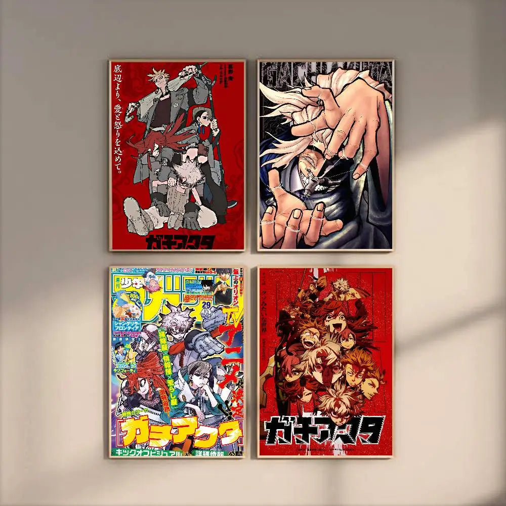 Hot Cool Anime G-Gachiakuta Poster Modern Waterproof HD Wall Art Decal Self-Adhesive Aesthetic Decor For Home Living Room Bedroo