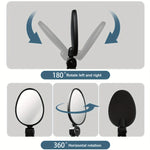 2PCS Bicycle Rearview Mirror 360 Degree Adjustable Rotatable Universal Cycling Handlebar Rear View Mirrors for MTB Road Bike