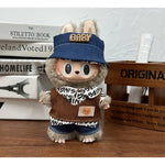 17cm Labubu Doll Capybara Costume Suit V1 V2 V3 Clothes Set Plush Toy Outfit Accessories