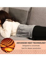 2025 USB 5V Electric Heating Pad for Cramps & Back Pain Relief Heat Pad with 59 INCH Cable Mini Heated Blanket 19.6*11.8 INCH