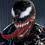 New Superhero Venom 3 Long Tongue Mask Cosplay Latex Masks Horror Party Helmet Props Supplies Novelty Masks Christmas Halloween
