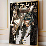 Hot Cool Anime G-Gachiakuta Poster Modern Waterproof HD Wall Art Decal Self-Adhesive Aesthetic Decor For Home Living Room Bedroo