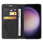 Ultrathin Leather Flip Case For Samsung Galaxy S25 S24 S23 FE S22 Ultra S21 S20 Plus S10 Note 20 5G Business Wallet Phone Cover