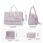 Luggage Travel Bags with a Clothes Bag and Toiletry Bag Large Capacity Daily Commuter Shoulder Bag Woman Tote Bags Handbag Woman