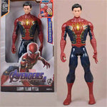 Action Toy 30cm Marvel Avengers Toy Thanos Hulk Spiderman Iron Man Captain America Thor Black Panther With Sound And Light