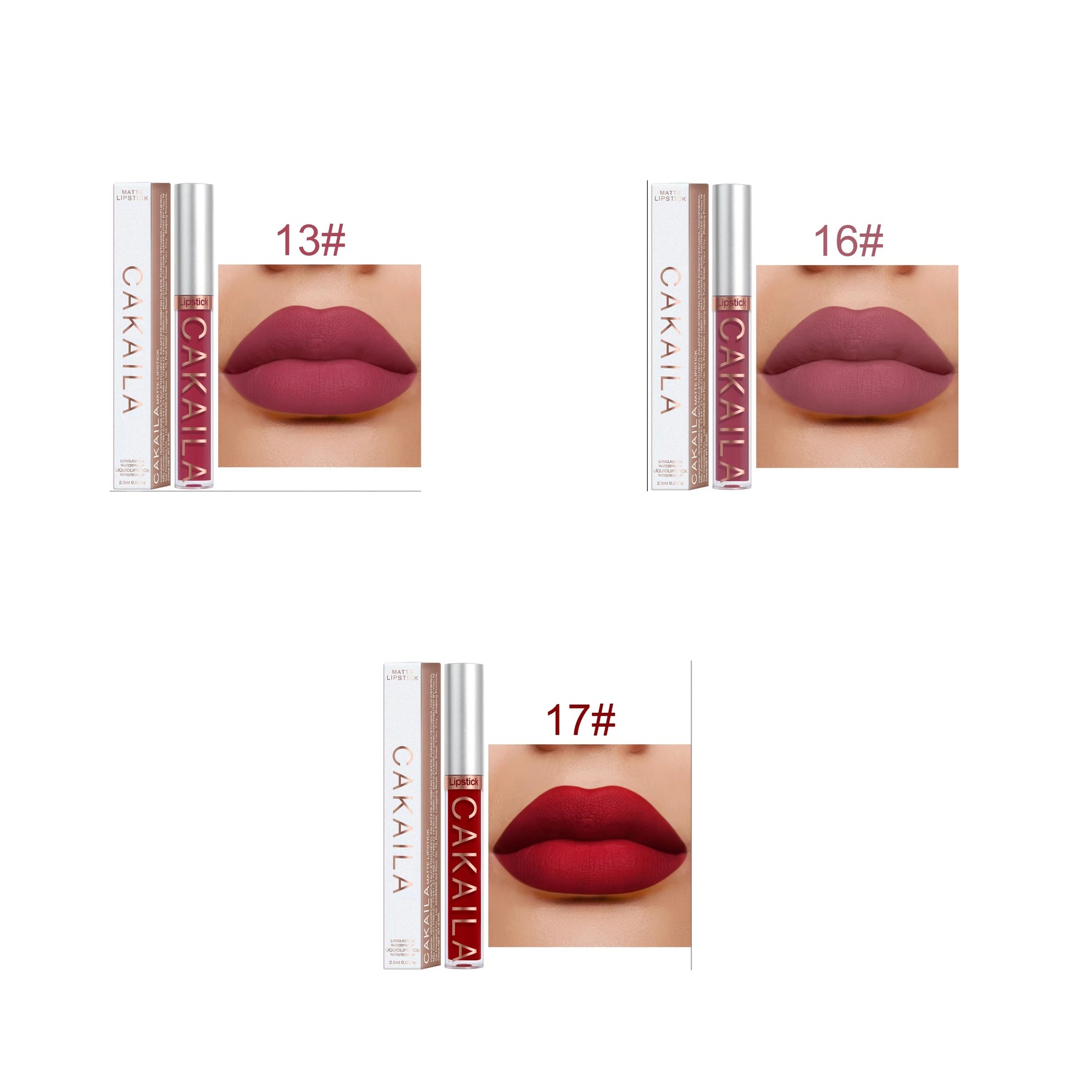 18 Color Lipstick Matte Non-stick Cup Waterproof Lip Gloss