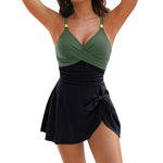 One-Piece Swimdress for Women