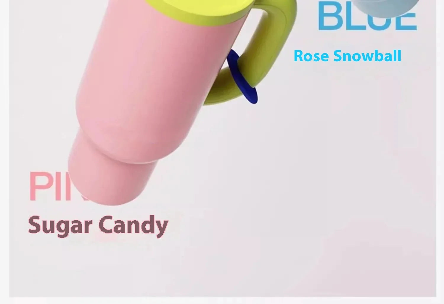 2025 New Female King Cup 304 Stainless Steel Straw Insulated Ice Cup - Thick, Portable Handle Design for Trendy Hydration