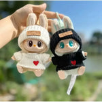 17cm Toy Doll Clothes for Labalbu Accessories Luxury Backpack New Original Clothing for Labbubu Sweater Outfit Mini Cute Bag Hat
