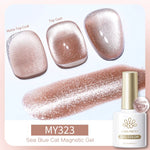 BORN PRETTY 10ml Silver Water Light Cat Magnetic Gel Nail Polish Nail Supplies Vernis Semi Permanent Gel for Fall Winter Nails