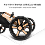 3 in 1 Baby Stroller Prams Lightweight Stroller Compact Foldable Stroller Newborn Stroller Travel System Pushchair Baby Buggy