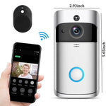Smart V5 Video Doorbell Wireless WiFi Security Door Bell Visual 720P HD Remote Home Monitor Night Vision Intercom Door Phone