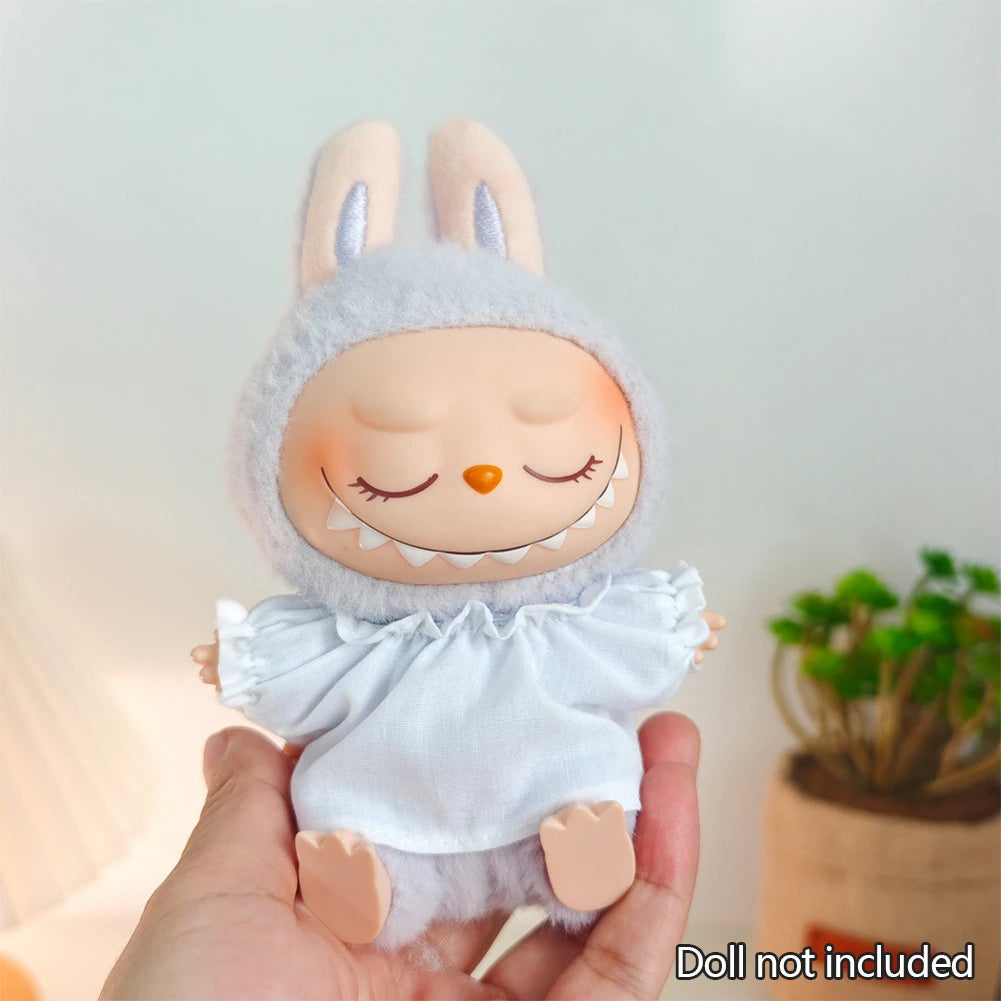 Mini Doll'S Clothes Outfit Accessories For Korea Kpop Exo 15-17cm Labubu V1 V2 Baseball jersey pants shoes camera Clothing Gift