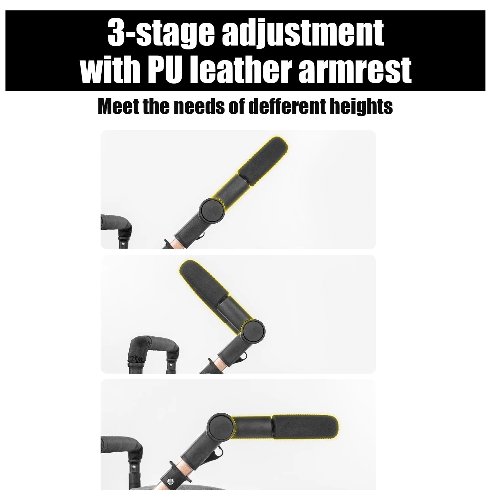 Baby Carriage Light Stroller Baby Stroller 3 in1 Foldable pushchair high quality prams Lie Flat Baby Stroller adjustable seat