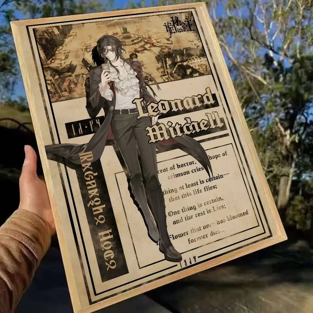 Lord Of Mysteries Poster Waterproof HD Art Wall Decal Self-Adhesive Print. Aesthetic Home Room