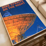 Singer D-Dire S-Straits Rock Band Poster Waterproof HD Art Wall Decal Self-Adhesive Print. Aesthetic Home Room Decor for Living