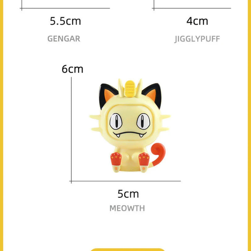 Pokeball Pokemon Pikachu Figures Toys Doll Poke Ball Face-changing Pocket Monsters Action Figure Kid Boys Girls Set Toy Gifts