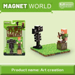 Magnetic Building Blocks Toys Gifts Magnetic Baseplate Role Children Magnet Brick Set Age 6+ DIY Strong Magnet Base Plate Toy