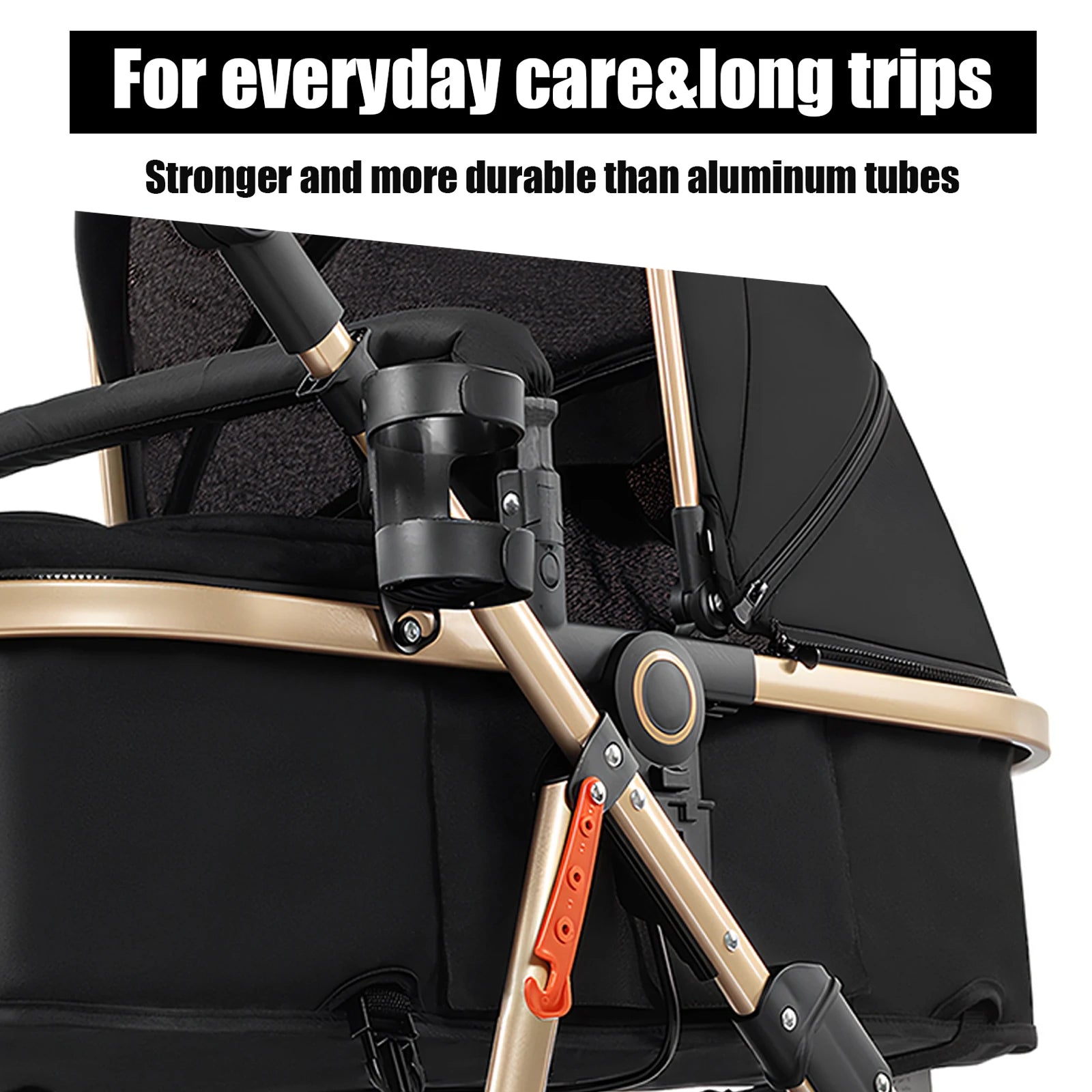 Baby Carriage Light Stroller Baby Stroller 3 in1 Foldable pushchair high quality prams Lie Flat Baby Stroller adjustable seat