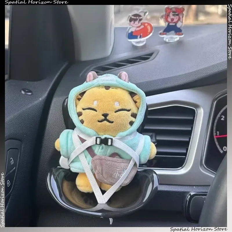 Kawaii Labubu Idol Doll Car Seat – Cute Plush Ornament & Air Freshener