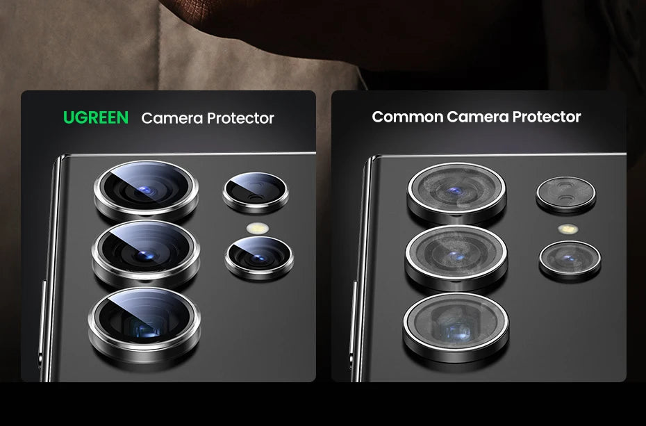 UGREEN Camera Lens Protector for Samsung Galaxy S24 Ultra Full Lens Glass for Samsung S24 Ultra Protective Film
