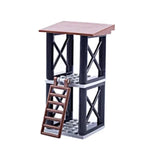 MOC WW2 Military Oil Drum Fuel Tank Printed Building Blocks Weapons Soldiers Accessories War Scene Accessories Bricks Toys Boys