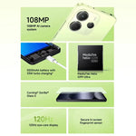 Used Phone Redmi Note 14 4g Global Version 8Gb+256Gb Black Smartphone (Excellent Condition)