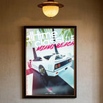 Luxury Classic Retro Red Super Sports Car F40 Art High-quality Printed Posters Homeliving room Wall Art Garage Room Decor