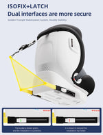 AP01 KL001B Child Car Seat 360° Rotating 5-Point Belt 9-36kg 0 -12 years ECE ISOFIX Child Safety Seat